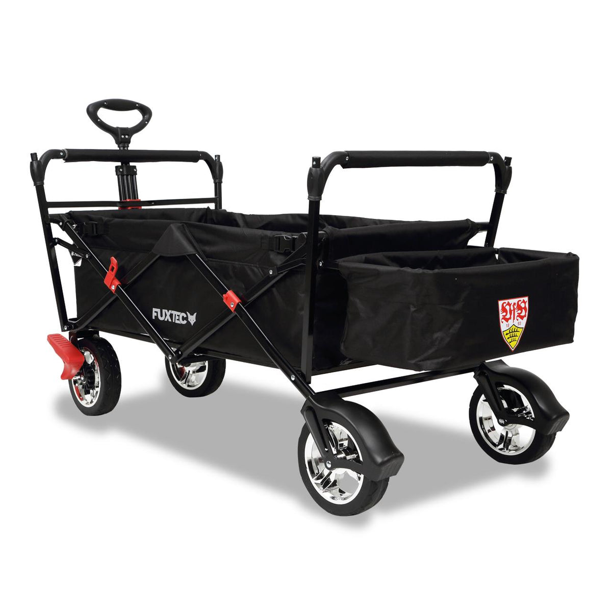 FUXTEC Bollerwagen FX-CT500 "VfB Stuttgart"-Edition mit Sonnendach