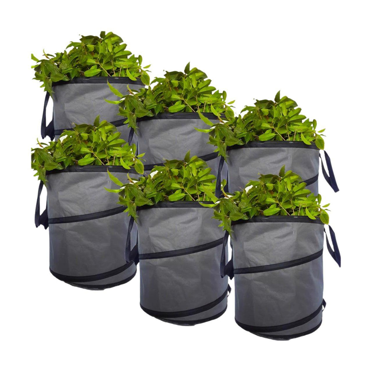 FUXTEC Gartenabfallbehälter FX-GB100 6er Set