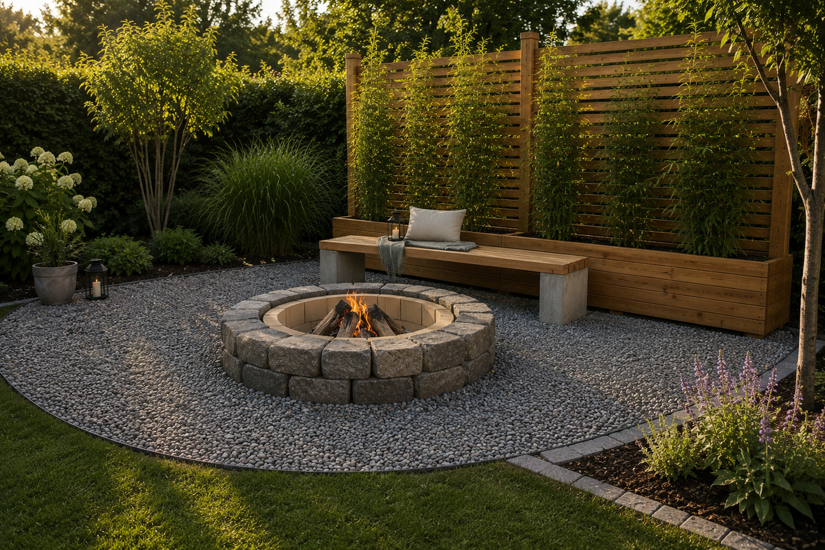 Feuerstelle im Garten bauen: So erschaffst du einen gemütlichen Platz für schöne Abende am Feuer