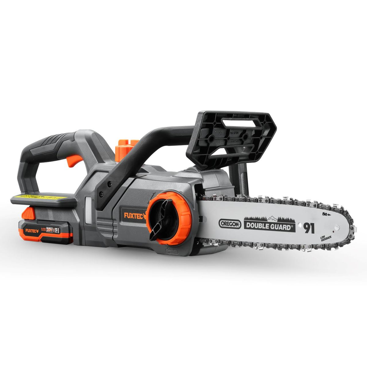 FUXTEC 20V Akku Kettensäge FX-E1KS20 SET 1 mit 1 x Akku 2Ah, 1 x Ladegerät 1A