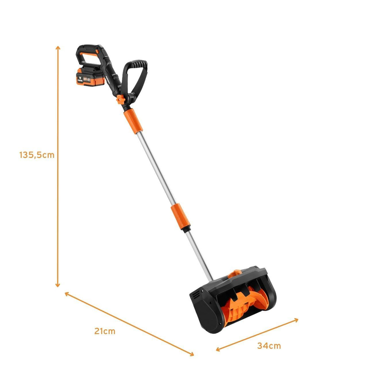 Bild 1 FUXTEC Akku-Schneefräse FX-E1SCH20SET inkl. Akku & Ladegerät